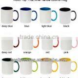 Best Quality Golden 11oz Rim and Handle Colorful Ceramic Coated Mug thumbnail-1