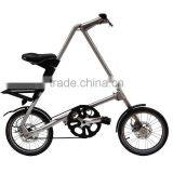 14 Inch Alloy Wheel Single Speed Cheap High Quality Folding Bicycle thumbnail-3