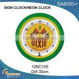 Neon Light Wall Clock thumbnail-5