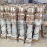 White Marble Baluster Light Stair Handrail thumbnail-2