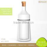 Pyrex Glass Novelty Custom Handmade Empty Vodka Bottle thumbnail-2