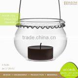 Hot Selling OEM/ODM Borosilicate Clear Glass Candle Holder thumbnail-4