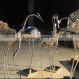 Outdoor Large Stainless Steel Swan Sculpture thumbnail-1