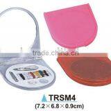 Promotional Plastic Travel Foldable Sewing Kit Box With Make up Mirror thumbnail-1