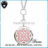 Stainless Steel Essential Oil Diffuser Perfume Aromatherapy Locket Pendant Nekclace thumbnail-1