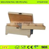 FSC cheap pine wood tea box