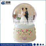 Our Unique Wedding Day Diamend Ring Snow Globe thumbnail-3