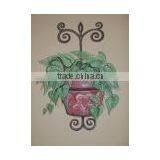 Wrought Iron Durable Hanging Basket thumbnail-1