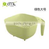 Square Plastic Vegetable Draining Strainer Basket With Handle,big Size thumbnail-5
