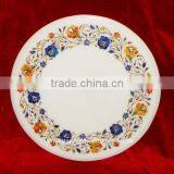 Marble Inlay Dining Table Top, Marble Inlay Makarana Coffee Table Tops thumbnail-1