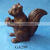 Cast Iron Outdoor Squirrel Garden Decoration thumbnail-1