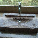 Red Marble Stone Sink/basin