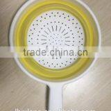 Foldable Fruit Strainer With Handle,plastic Foldable Colander With Handle thumbnail-4