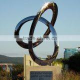 Famous Chinese Sculptures Polished Metal Craft Stainless Steel Outdoor Sculpture thumbnail-1