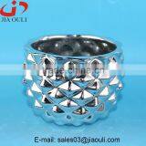 MINI Pineapple Shape Silver Plating Ceramic Pot, Planters Pots thumbnail-3