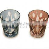 Tinted Frosted Cut Glass thumbnail-1