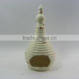 Cream-colored Ceramic Tealight Holder thumbnail-1