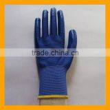 13Gauge Seamless U3 Polyester Yarn Knitted Gauntlet Nitrile Gloves thumbnail-2