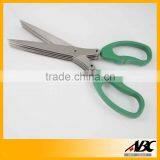 Convenient PP Handle 5 Blades Herb Scissors thumbnail-1