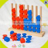 Wholesale Beautiful Style Kids Wooden Butterfly Shape Block Toy Cute Wooden Block Toy W13D024 thumbnail-5