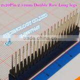 2x20pin / 2x26pin 2.54mm Double Row Long Legs Female Pin Header Connector thumbnail-1