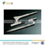 Sand Blast Hex Shank Flat Chisel, Point Lathe Chisel, Big Flat Carving Round Moil Point Chisel thumbnail-1
