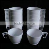 6oz Plastic White Coffee Cup/ OEM Tea Mugs Cups for Party Supplies 170ml/custom Plastic Coffee White Disposable Cups for Sale thumbnail-1