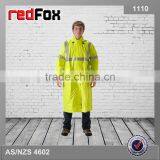 Hi Vis Red Working Pvc Rain Cape Poncho Spot Sales thumbnail-5