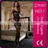 New Design Sexy Costumes Lace Corset With Back Show Erotic Lingerie Underwear thumbnail-1