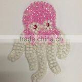 New Machine Made Crochet Animal Bead Applique thumbnail-4
