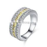China New Arrival Brass/sterling Silver Beautiful cz Diamond Jewelry Engagement Ring thumbnail-3