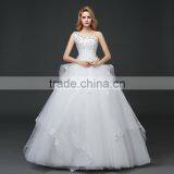 MGOO Custom Made One Shoulder White Beaded Magic Dress Company Ballgown Bridal Party Dress New Style thumbnail-2