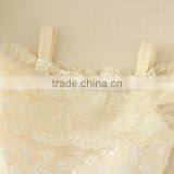 2017 Baby Girl Party Dress Children Frocks Designs Lace Sexy Harness Apricot Lovely Cotton Net Birthday Party Dresses thumbnail-3