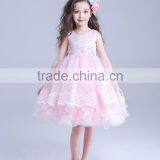 Cute Summer Kids Bowknot Tulle Dresses Prom Party Princess Ball Gown Formal Dress thumbnail-4