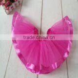 2layer Ribbion Fluffy Cheap Ballet Skirt Tutu for Girls thumbnail-1