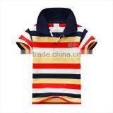 2016 New Summer Children Boys Striped T-shirts Kids Tops Sports Tee Custom Children Polo T Shirts thumbnail-4