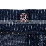 ELPA Fancy Kids Clothes Boys Tailor Made Dark Blue Striped Knitted Wholesale 3 Piece Kids Suits thumbnail-5