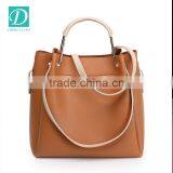 Army Green Metal Handle Handbag Fashion Messenger Bag thumbnail-3