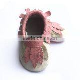 Wholesale Genuine Leather Baby Girl Shoes Moccasins thumbnail-3