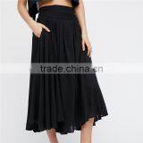 2017 OEM Summer Fashion Factory Price Women Comfortable Middle Skirt thumbnail-4