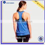 Custom 2017 Slim Fit Nylon/Lycra Women Soft Fitness Yoga Wear/tank Top thumbnail-2