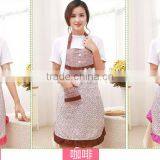 Fashionable Kitchen Waterproof and Oil Floral Sleeveless Apron Promotional Aprons Customized Advertising thumbnail-4