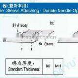 Single Needle Sleeve Attaching-double Needle Operation DA YU 416 F217 thumbnail-1