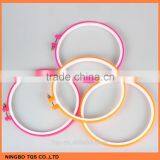 Hot Sale Colorful Plastic Cycle Cross Stitch Embroidery Hoops And Frames thumbnail-3