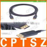 10 m Cable HD Line of High-end 24K Gold Plated Head DP Male to Male Line thumbnail-4