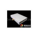 White Pretty Luxury Book Shape, Corrugated Board / Custom Cardboard Boxes for Packaging thumbnail-1
