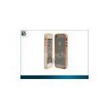 High Quality 2tone Clor Bumper For Iphone 5 Bumper Case With Metal Button OEM thumbnail-1
