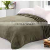 2015 Hot Super Soft Warm Beautiful 100% Plain Dyed Solid Blue Red Green Yellow Fleece Blanket Polyester thumbnail-3