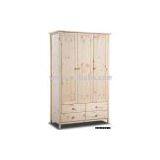 3 Door / 4 Drw Robe Natural Pine Furniture thumbnail-1