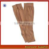 Custom Medical Zipper Compression Sock, Compression Beige Socks, Open Toe Knee Length Calf Sleeves--ZP00114 thumbnail-3